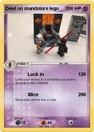Pokemon Dewl on mandolore lego