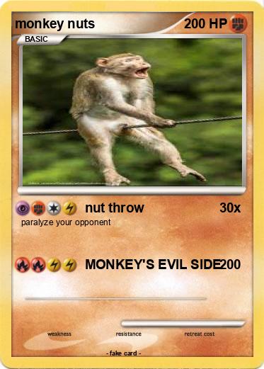 Pokemon monkey nuts