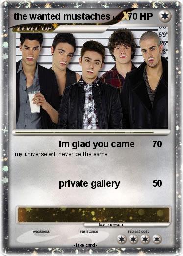 Pokemon the wanted mustaches