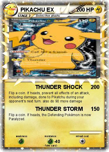 Pokemon PIKACHU EX
