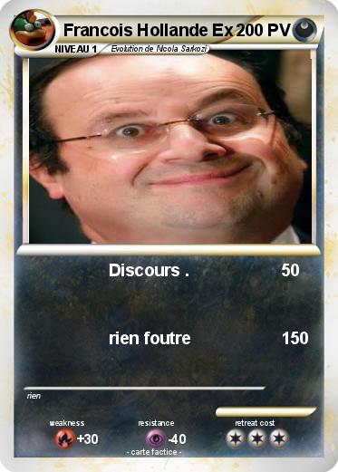 Pokemon Francois Hollande Ex