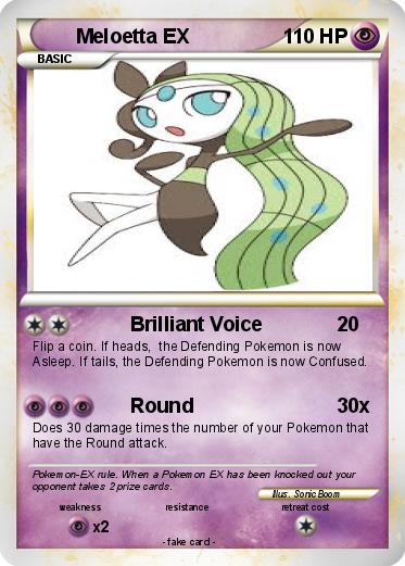 Pokemon Meloetta EX
