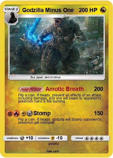 Pokemon Godzilla Minus One