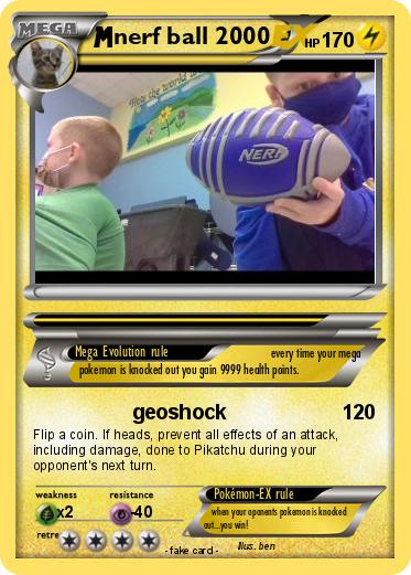 Pokemon nerf ball 2000