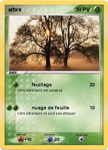 Pokemon arbre
