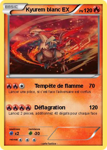 Pokemon Kyurem blanc EX