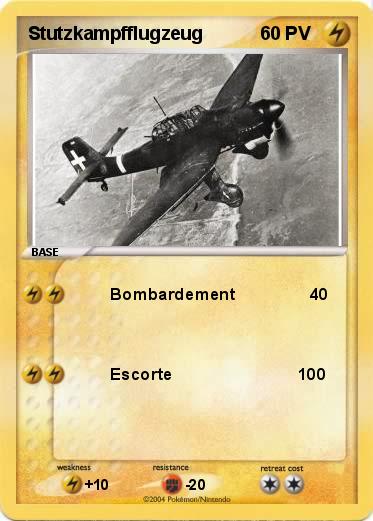 Pokemon Stutzkampfflugzeug