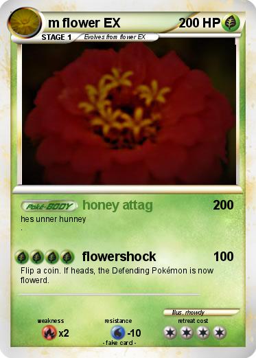 Pokemon m flower EX