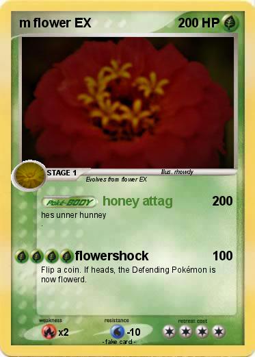 Pokemon m flower EX