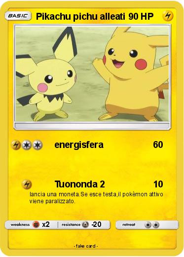 Pokemon Pikachu pichu alleati
