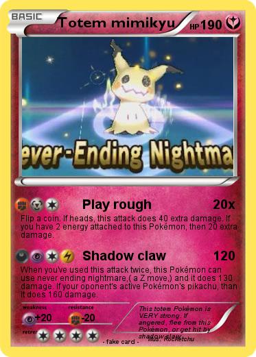 Pokemon Totem mimikyu