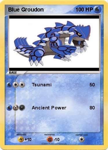 Pokemon Blue Groudon