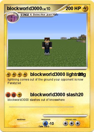 Pokemon blockworld3000