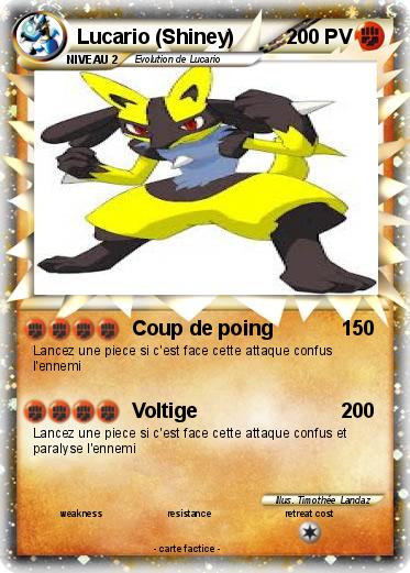 Pokemon Lucario (Shiney)