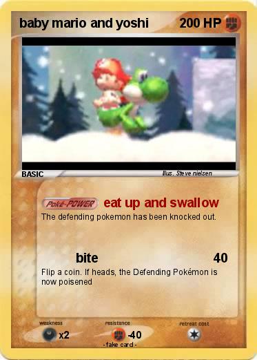 Pokemon baby mario and yoshi