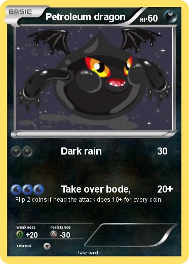 Pokemon Petroleum dragon
