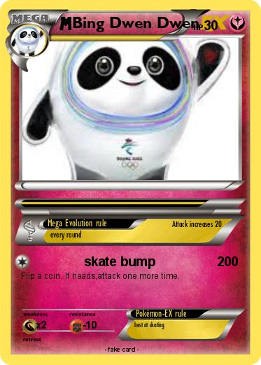 Pokémon Bing Dwen Dwen 2 2 - skate bump - My Pokemon Card