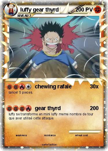 Pokemon luffy gear thyrd