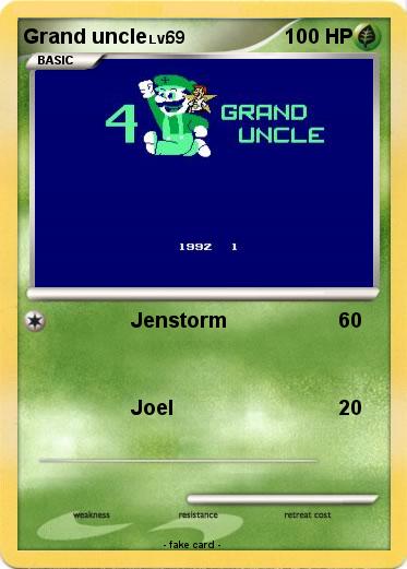 Pokemon Grand uncle