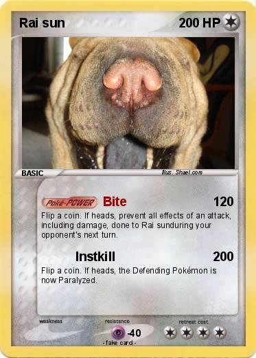 Pokemon Rai sun