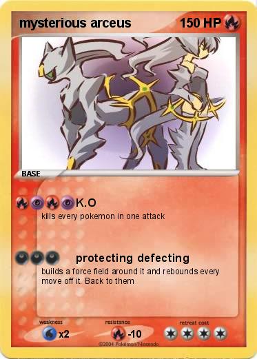 Pokemon mysterious arceus