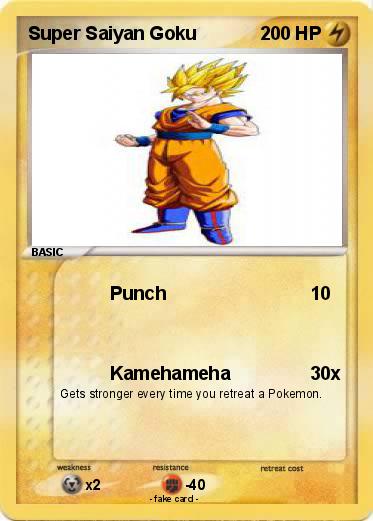 Pokemon Super Saiyan Goku
