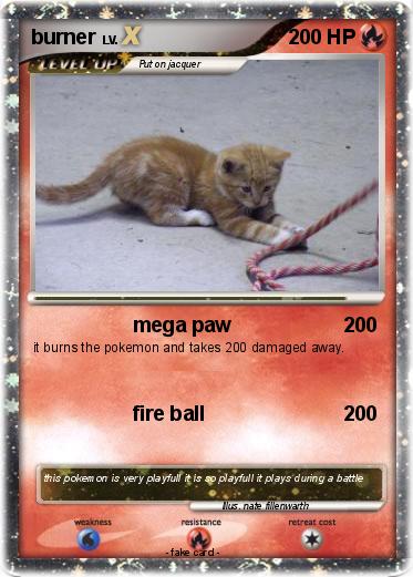 Pokemon burner