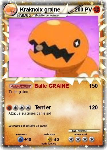Pokemon Kraknoix graine