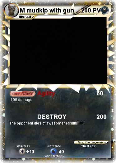 Pokemon M mudkip with gun