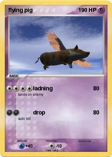 Pokemon flying pig