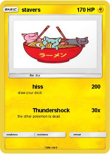 Pokemon stavers