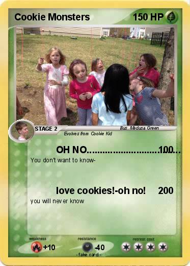 Pokemon Cookie Monsters