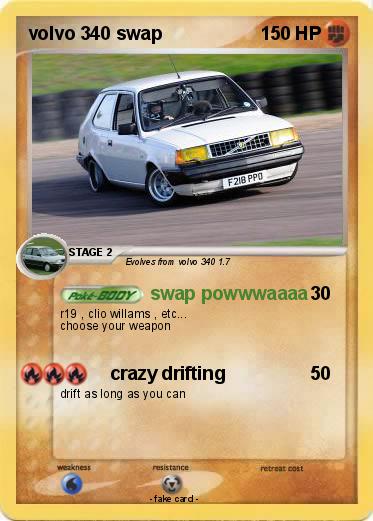 Pokemon volvo 340 swap