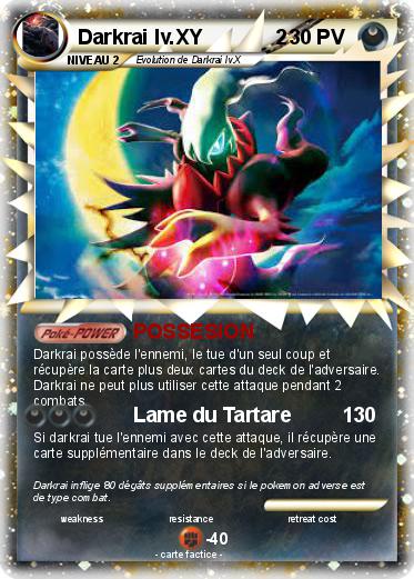 Pokemon Darkrai lv.XY             2