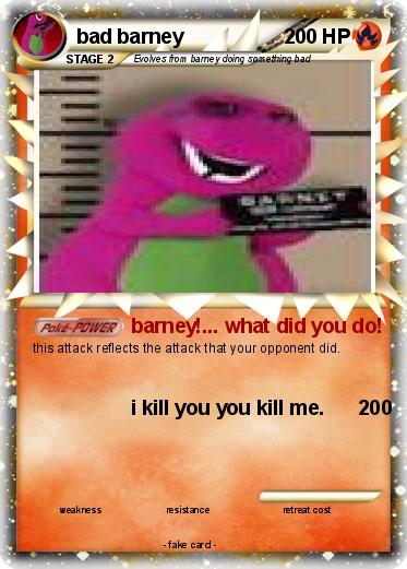 Pokemon bad barney
