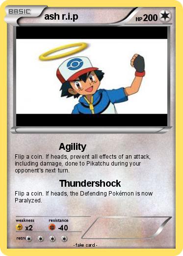Pokemon ash r.i.p