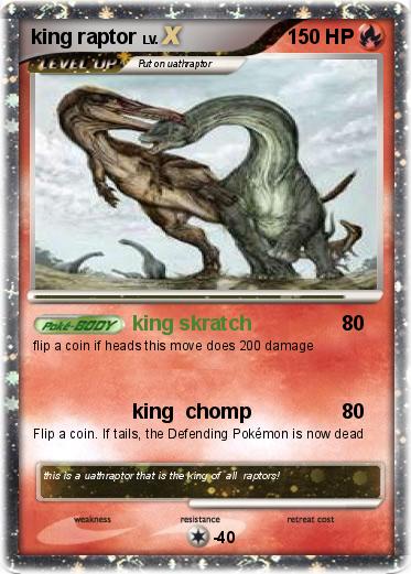 Pokemon king raptor