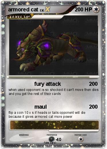 Pokemon armored cat