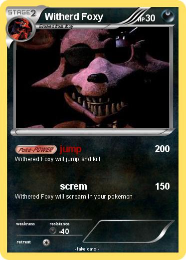 Pokemon Witherd Foxy