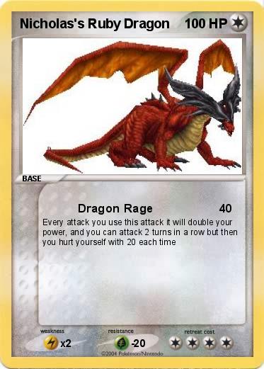 Pokemon Nicholas's Ruby Dragon