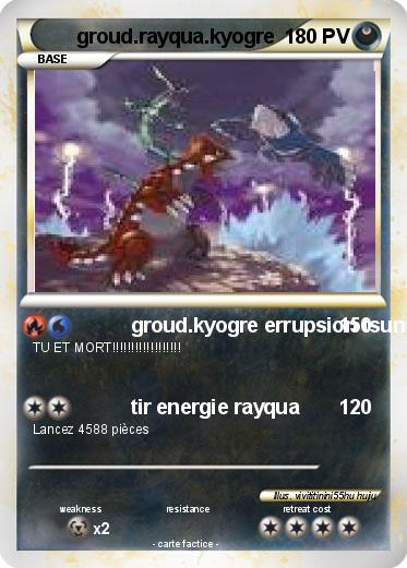 Pokemon groud.rayqua.kyogre