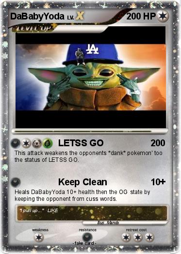 Pokemon DaBabyYoda
