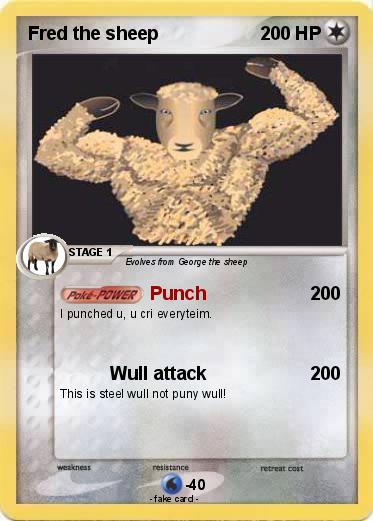 Pokemon Fred the sheep