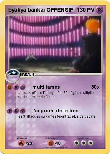 Pokemon byakya bankai OFFENSIF