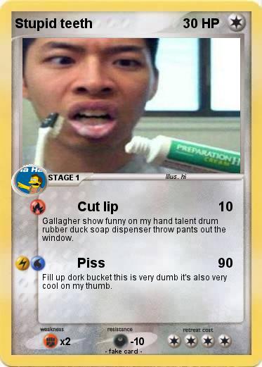 Pokemon Stupid teeth