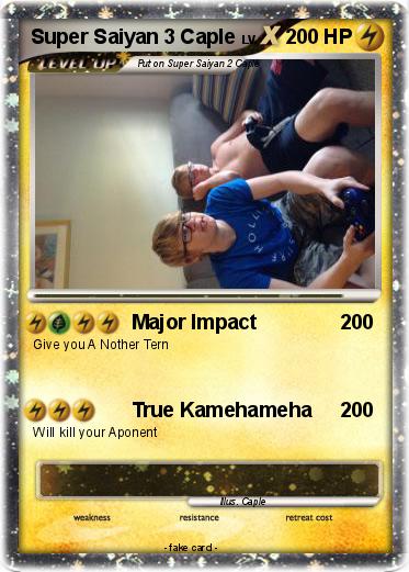 Pokemon Super Saiyan 3 Caple