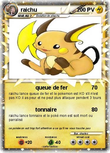 Pokemon raichu