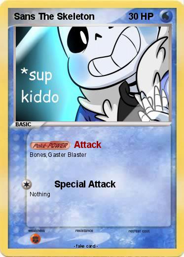Pokemon Sans The Skeleton