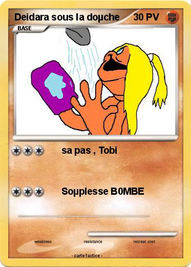 Pokemon Deidara sous la doµche