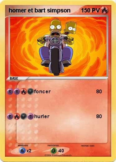 Pokemon homer et bart simpson